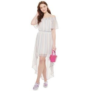 Lily Rose High-Low Off the Shoulder Dress